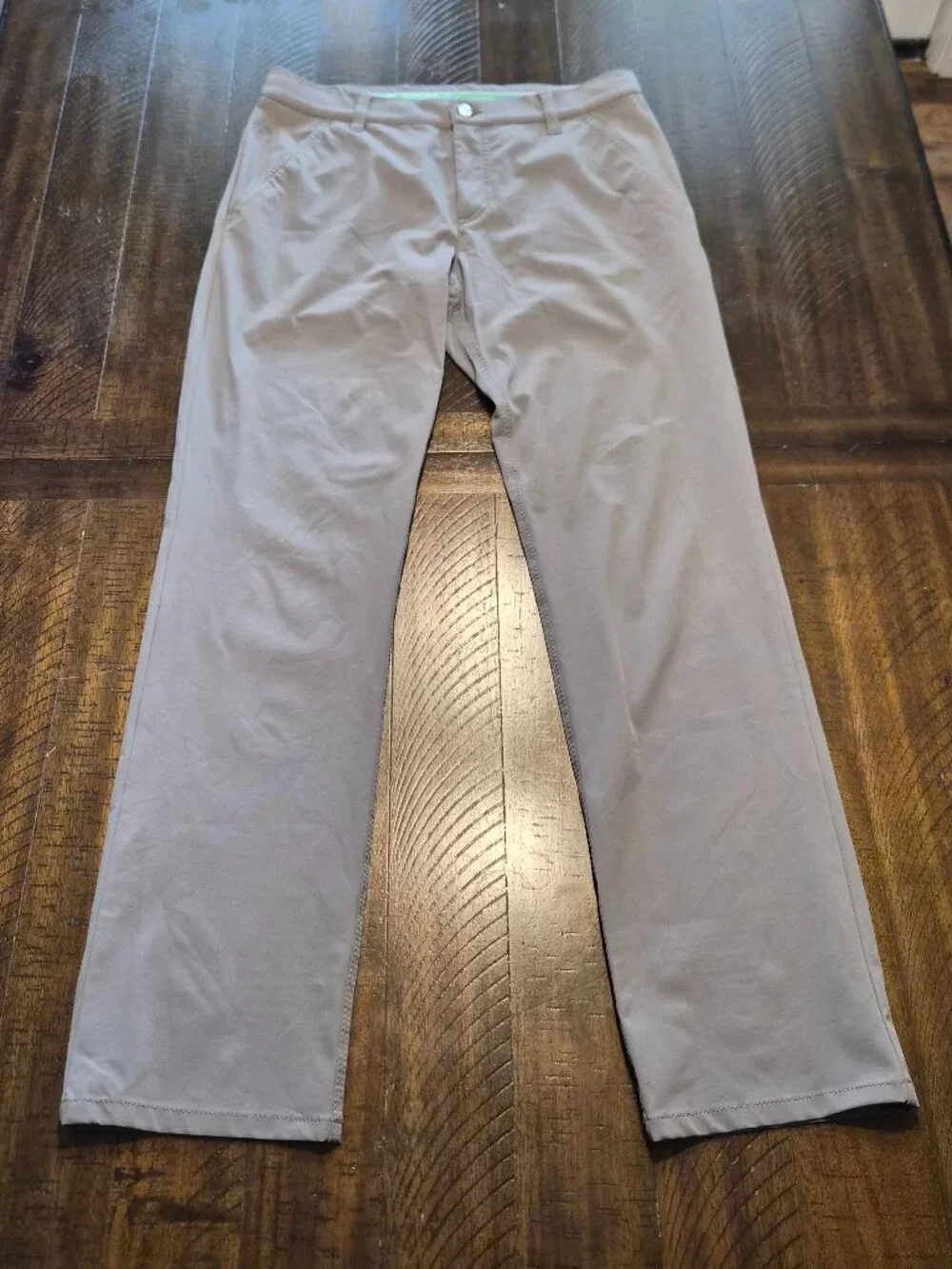 Alberto Modern Fit Mens Size 46 32X33 Chino Grey Stretch Golf Pants 3XDRY G607